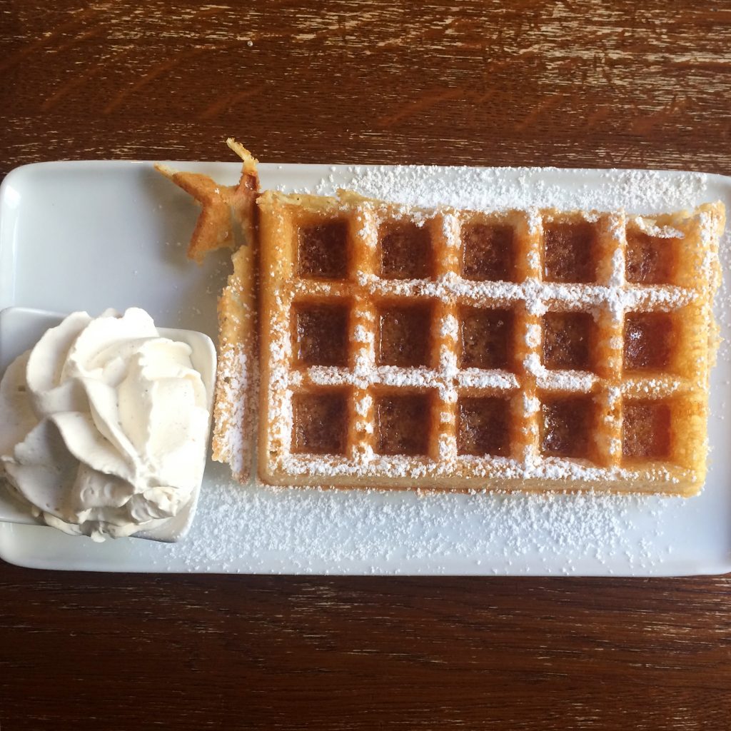 Authentic Belgian Brussels Waffles Recipe In The Kitchen With Waffle